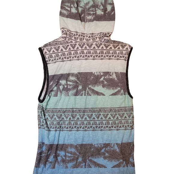 NWT Univibe Men's Sleeveless Hoodie Shirt  90's look - Picture 2 of 9